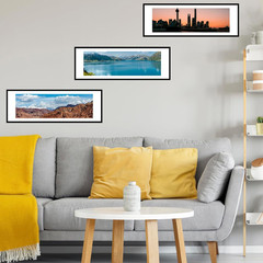 12X36 Picture Frame with 10X30 Mat Set of 4, Display Photo 10X30 with Mat or 12