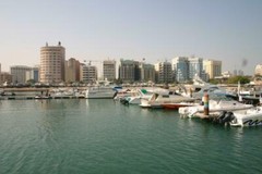 MANAMA BAHRAIN SKYLINE GLOSSY POSTER PICTURE PHOTO BANNER persian gulf port 3666