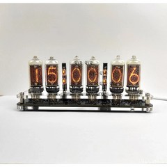 IN-8 Nixie Tube Clock Base w/Colon Tube for 6-bit Glow Tube Clock USB Type-C 5V