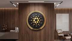 Cardano ADA Coin Wall Art | Crypto Currency Lovers Wall Art Gift