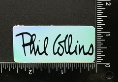 Phil Collins – Music/Band – Sticker – Holographic