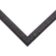 7×7 Rustic Brown Real Wood Picture Frame Width 0.75 inches | Interior Frame Dept