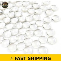 FANTIAN 1lb Clear Glass Beads for Vases – 100 Pcs