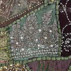 Tapestry Wall Hanging Embroidered Hand Crafted Ethnic Beaded Vintage Wall Décor