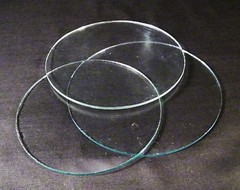 CLOCK FACE GLASS / ROUND FLAT CLOCK GLASS / REPLACEMENT CLOCK GLASS