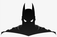 Batman Dark Knight SILHOUETTE Vinyl Decal Car Truck Sticker Laptop DC Comic