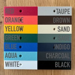 3 inch Modern House Address Numbers Letters, color choices