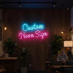Custom LED Business Logo Sign Personalized Neon Light Wall Art