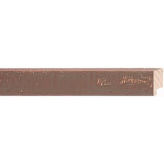 7×7 Distressed Brown Real Wood Picture Frame Width 1.25 inches | Interior Frame