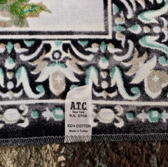 Vintage ATC New York 100% Cotton Wall Tapestry 54.5″x34.5″ African Lion #57114
