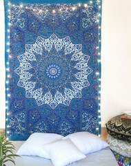 Indian Twin Hippie Mandala Bedspread Wall Hanging Bohemian Ethnic Throw Tapestry