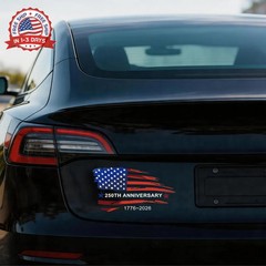 5Pcs 250th Anniversary USA Car Decal Sticker, USA Patriotic 4th of July 1776-202