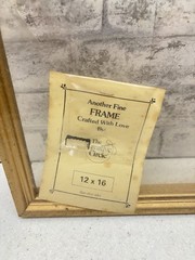 Creative Circle 12×16 Solid Wood Gold Color Picture Frame