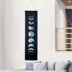 Wall Hanging Tapestries Nine Phases of The Moon (12″ x 46″)