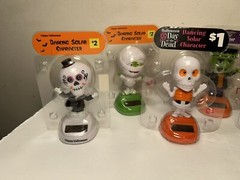 Lot Of 20 Halloween Solar Powered Dancing Bobblehead Figures New