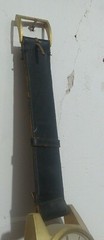 2 Jewels Wall clock in the shape of a large watch (length 78 cm) Modern de luxe