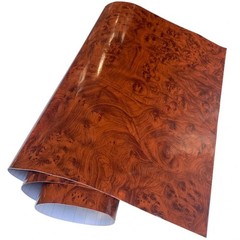 Sticker Decal Wrap PVC Film Glossy Wood Grain Polymeric DIY Car Interior Vinyl