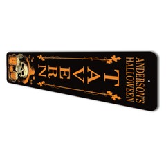 Personalized Family Halloween Tavern Sign