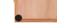 Two Timbers Medium Display Case Oak Finish 2″x9″x15″ Knife Arrowhead Pins