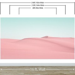 Sand Dunes in Southern California Landscape Wall Mural. Peel and Stick Wallpaper
