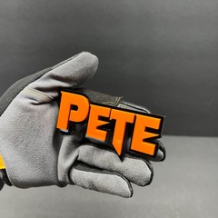 Custom Lazer Cut Car Acrylic Emblem Badge MULTI COLOR Customized Text Names!