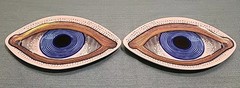 Set Of 2 Jonathan Adler Eye Trinket Trays – 6.5″ W, 4″ D