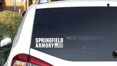 Springfield Armory Decal, Vinyl Die Cut Window Sticker, 100% Made In USA