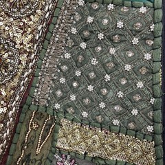 Tapestry Wall Hanging Embroidered Hand Crafted Ethnic Beaded Vintage Wall Décor