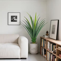 3 Ft./36.6 In. Artificial Spiked Agave Plant Faux Agave Plants Modern Artificial