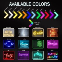 Custom LED Acrylic Neon Sign | Business Logo Wall Decor | Backlit Salon Decor