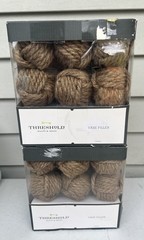 Threshold Vase Filler Twine/Jute Balls 6 Pieces in Each Box, Set of 2 Boxes