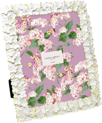 Hand-Crafted Pink Flower Resin Picture Frame with Easel 4×4 4×6 5×7 8×10