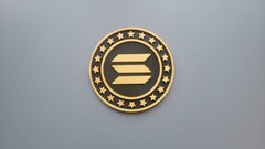 Solana Coin Cryptocurrency Wall Art Sol