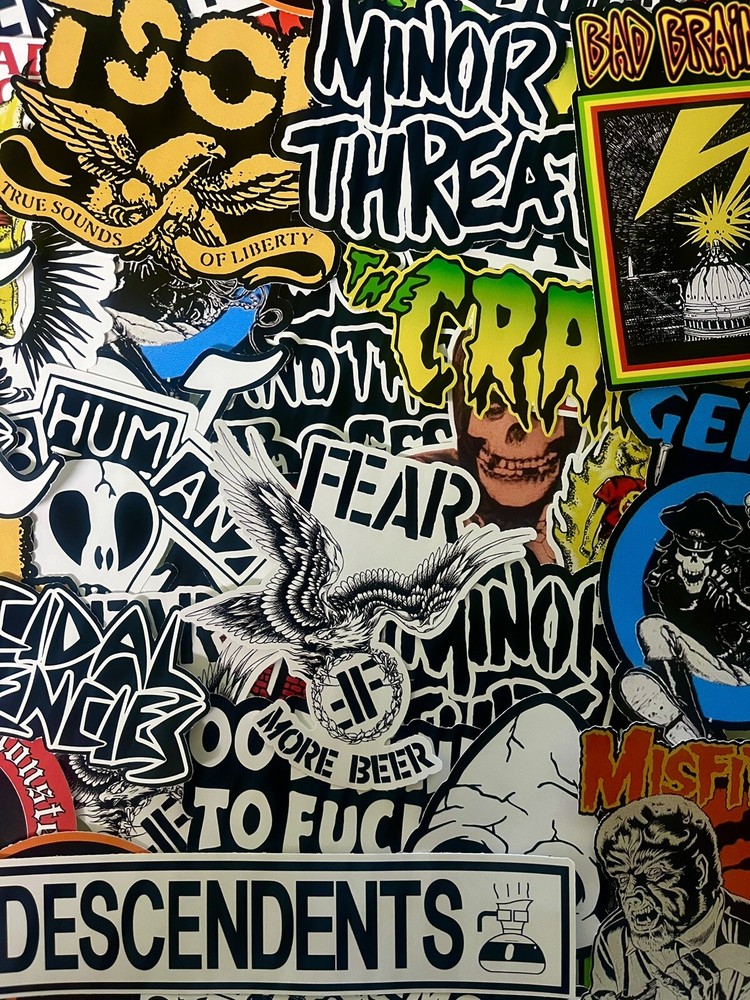 Punk Rock Sticker Lot – Ramones Rancid Dead Kennedy’s Fear
