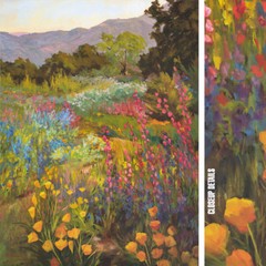 30W”x40H” SPRING DAYS by ELLIE FREUDENSTEIN -FLORAL PARADISE – CHOICES of CANVAS