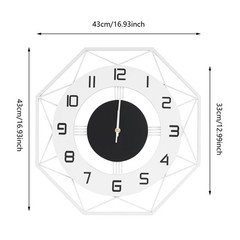 Modern Wall Clock Decorative Indoor Wall Clock, Wall Mounted Clock for Home?