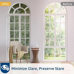 Rabbitgoo One Way Mirror Window Film Privacy Heat UV Reflective Control Tint