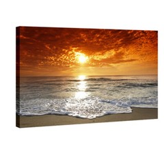 Canvas Print Painting Picture Home Decor Wall Art Sea Beach Landscape Framed