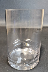 24 Clear Glass Cylinder Vases ~ 6 in. Tall – Wedding Centerpiece
