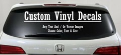 Custom Vinyl Decals – Make Your Own Personalized Decal – Car – Window – Laptop