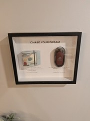 3D Money / Key Wall Art Box Frame