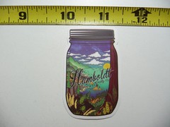 CALIFORNIA SMALL STICKER DECAL HUMBOLDT COUNTY BEAUTIFUL SCENE MEMORIES SOUVENIR