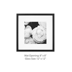 Gallery Perfect (Set of 9) Black Square Photo Frame Gallery Wall Kit
