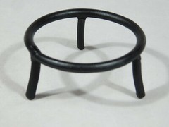 Sphere Stand Black Metal Short Large Size