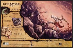 God of War 1 Playstation 2 PS2 PS3 13″ X 19″ Promo Ad Art Print Poster – Glossy