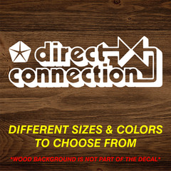 Vinyl Decal Sticker Fits Direct Connection