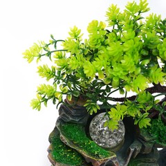 Indoor Water Fountains Zen Desk Rockery Waterfall Fountain Tabletop Ornament NEW