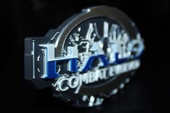 Halo Combat Evolved 3D printed Logo Sign Wall Desk Shelf Art
