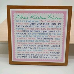 Hallmark Mom’s Kitchen Rules Tile