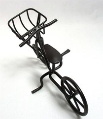 Bike Bicycle Home Table Decor Toy Metal Sculpture Desktop Art Garden Fairy B-7